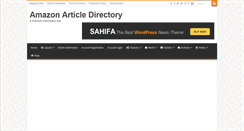 Desktop Screenshot of amazonarticle.com
