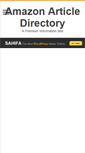 Mobile Screenshot of amazonarticle.com