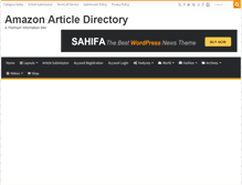 Tablet Screenshot of amazonarticle.com